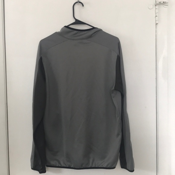 NIKE Dri-Fit Men’s Grey Full Zip Training Jacket - Picture 3 of 4